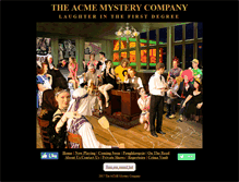 Tablet Screenshot of acmemysterytheater.com